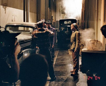 And Action! Bakula & Brooks beim Dreh.