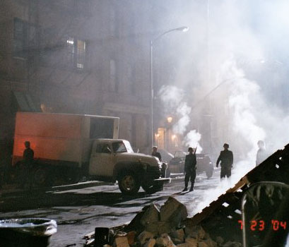 Gespenstisch. Wehrmacht auf den Strassen von NYC.